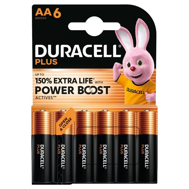 Duracell - Batterie plus Power Boost 6x AA | 10 Stück