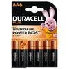 Duracell - Battery plus power boost 6x AA | 10 pieces