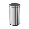 Desq - Waste bin touch 50 liters stainless steel silver