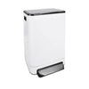 Desq - Pedal bin 40 liters stainless steel white