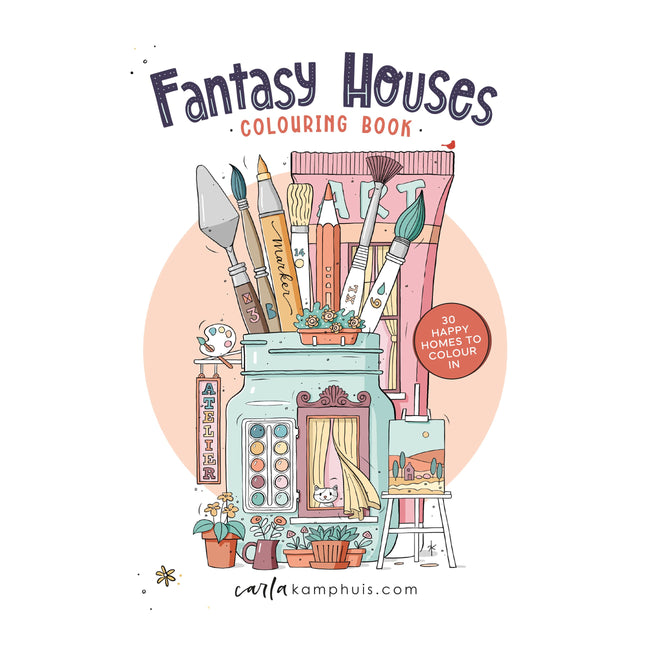 MUS - Libro para colorear casas de fantasía