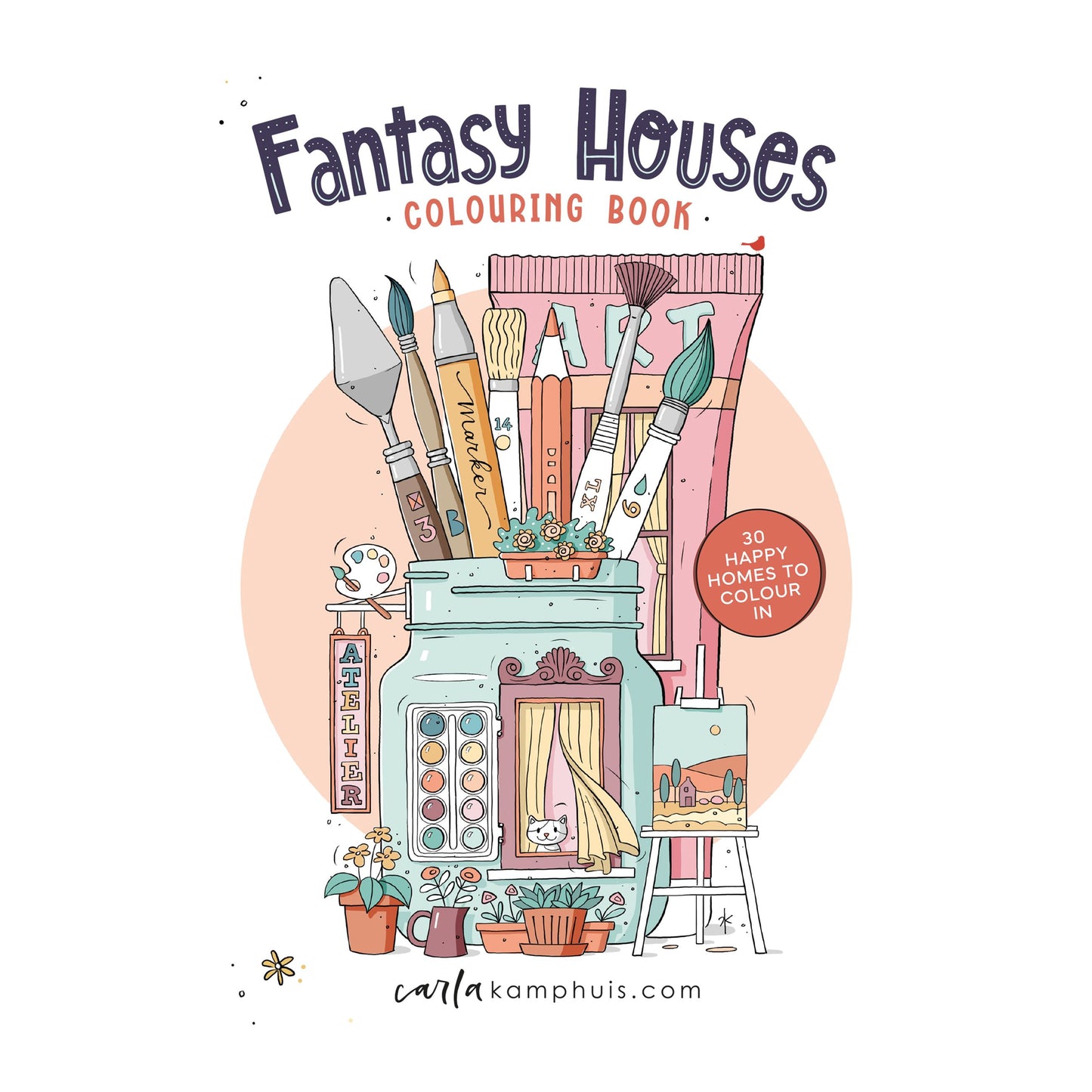 MUS - Coloring book fantasy houses