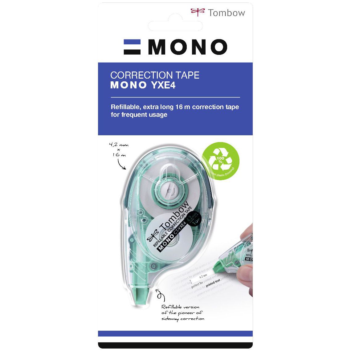 Tombow -  Correctiee mono navulbaar 4.2mmx16m | 6 stuks