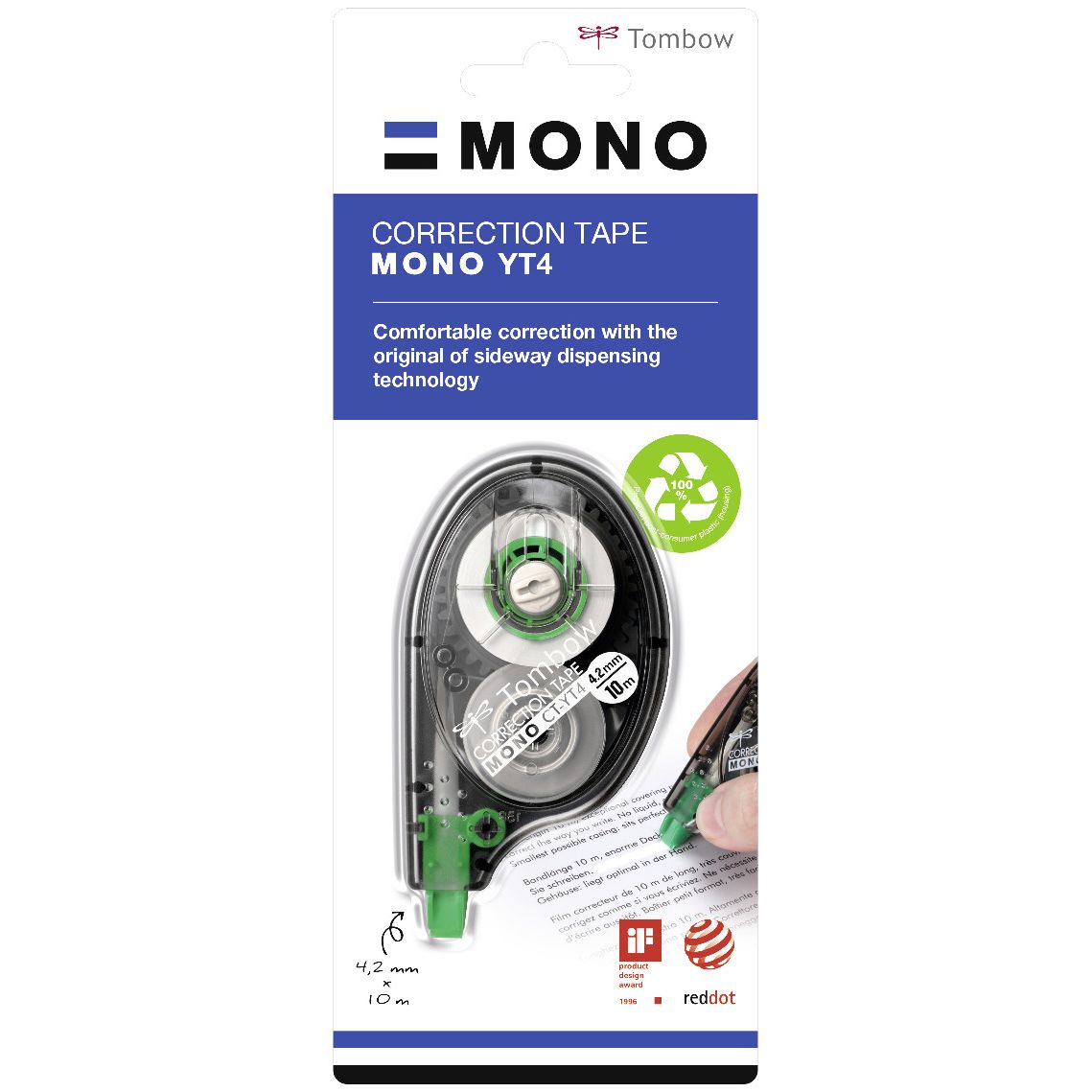 Tombow - Correction mono latérale 4.2mmx10m | 12 pièces