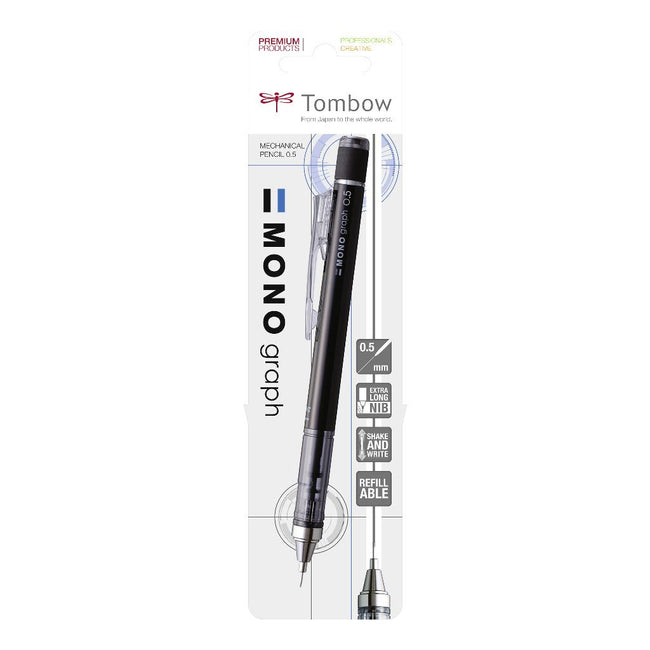Tombow - Portaminas monograph hb 0.5mm negro