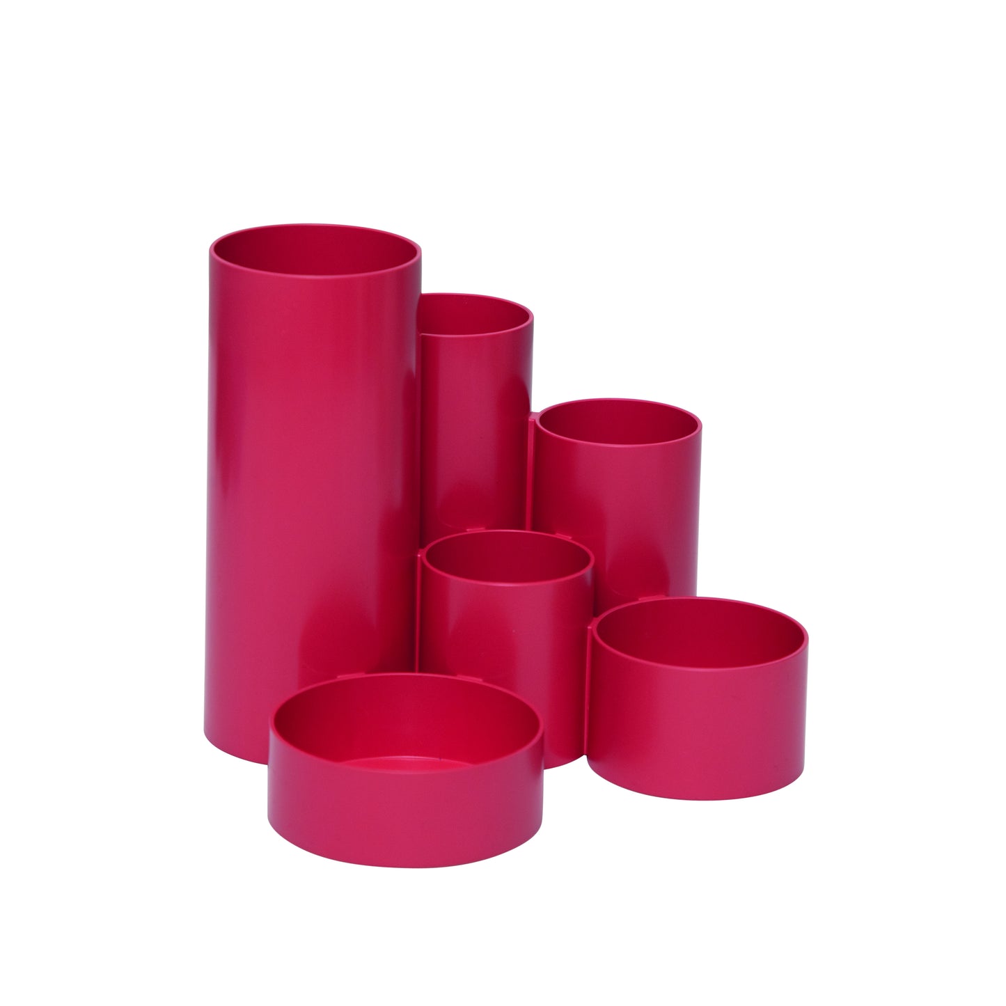 MAUL - Trousse tube 6 compartiments 150x125mm rouge