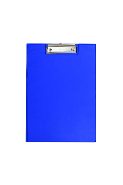 MAUL - Klemmbrettmappe A4 stehend PVC mit Stiftschlaufe blau | 12 Stück
