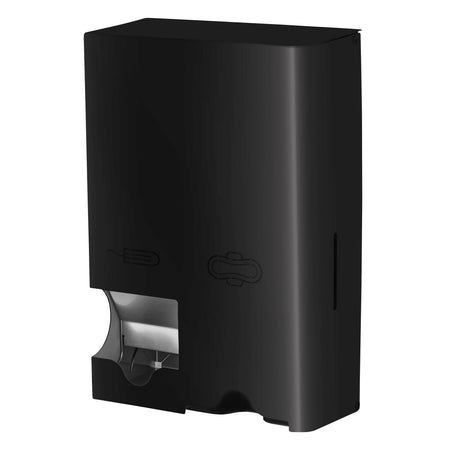 MediQo-line -  Dameshygiënedispenser klein rvs zwart mqstb m