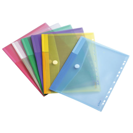 Djois - Enveloppe sac cc a4 cul perforé horizontal
