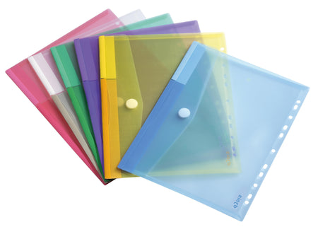 Tarifold collection - Envelope bag Djois Color Collection A4 horizontally perforated assorted