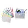 Djois - Borsa portaoggetti con cerniera A4 assortita