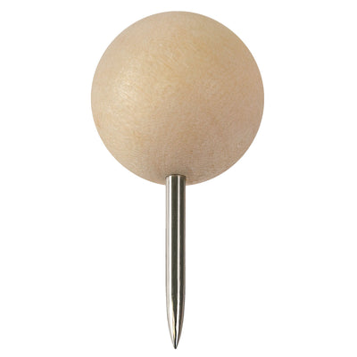 Nobo -  1915709 papierpin Zilver, Hout 40 stuk(s)