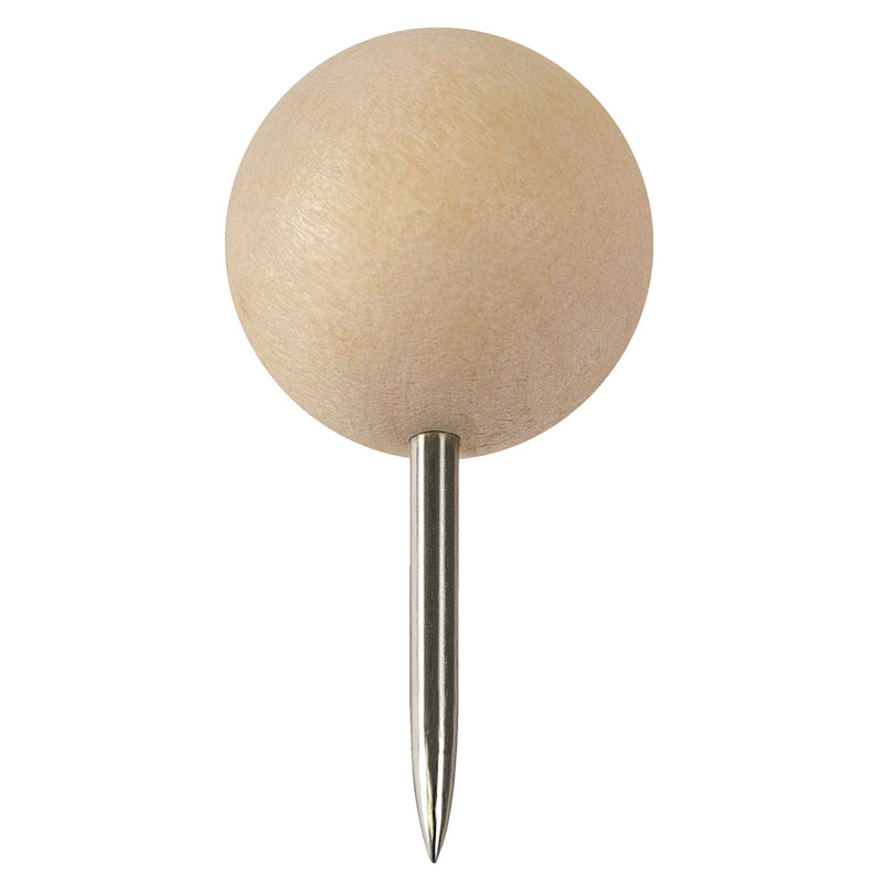 Nobo -  1915709 papierpin Zilver, Hout 40 stuk(s)