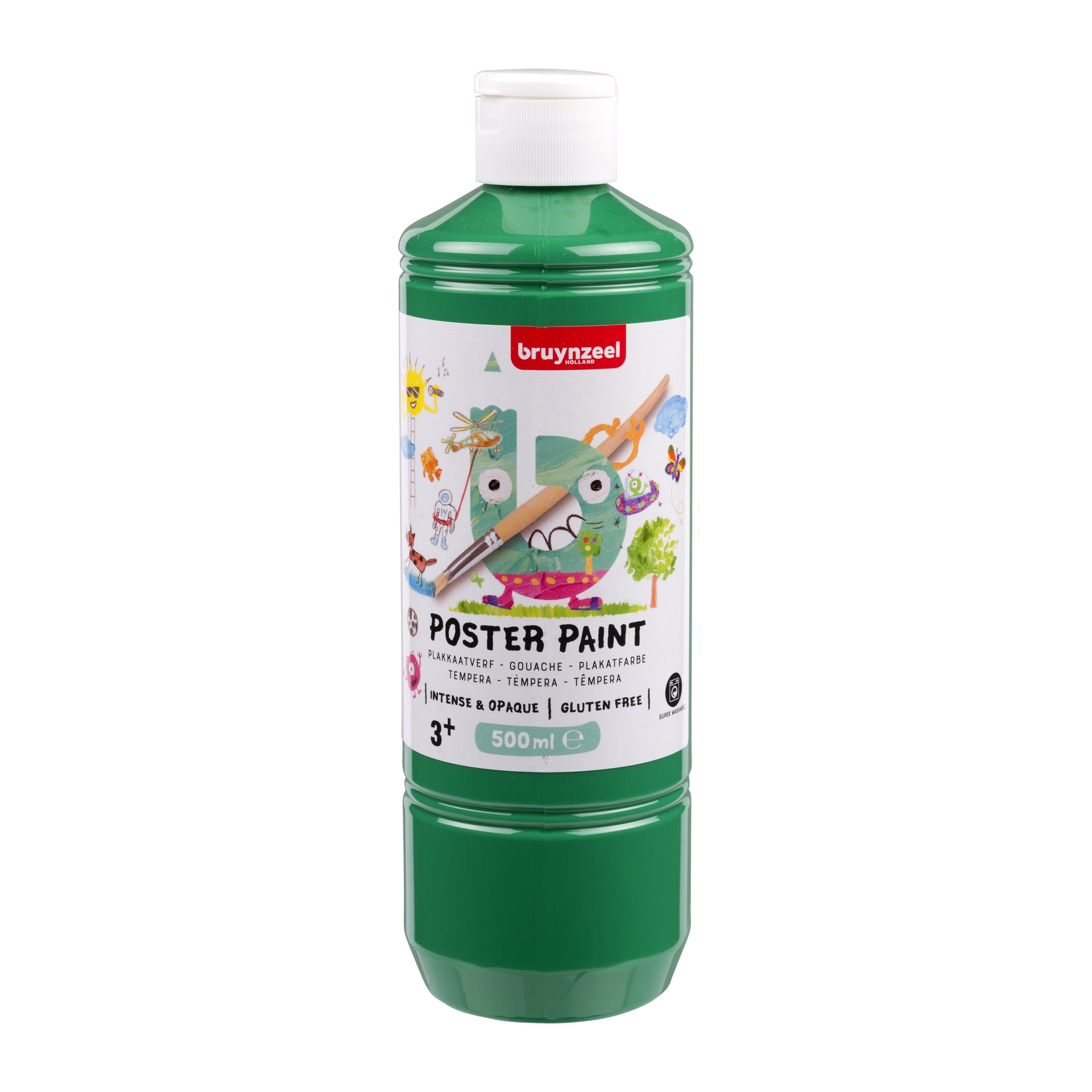 Bruynzeel -  Plakkaatverf  fles 500ml groen