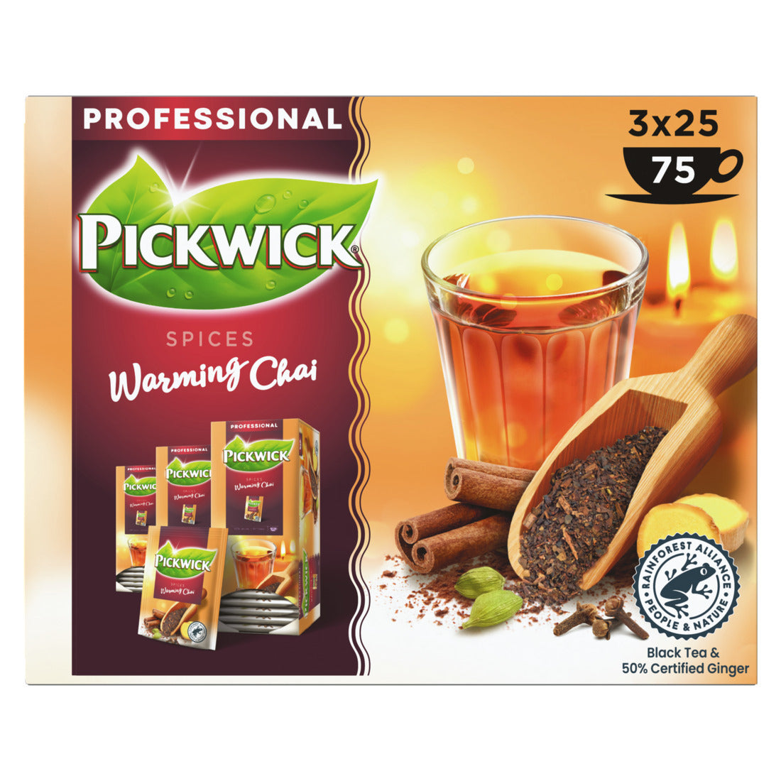 Pickwick - Té para calentar chai 25x1.5gr