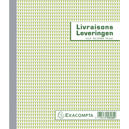 Exacompta -  Leveringenboek  manifold du 50vel nl fr | 10 stuks