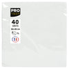 Pronappe -  Servet  380x380mm 40 vel wit