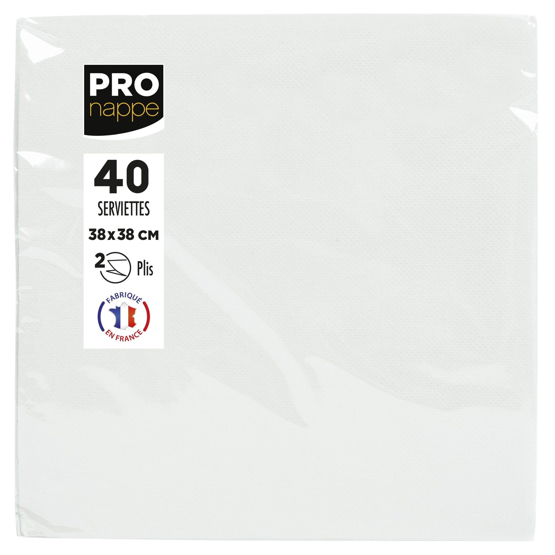 Pronappe -  Servet  380x380mm 40 vel wit