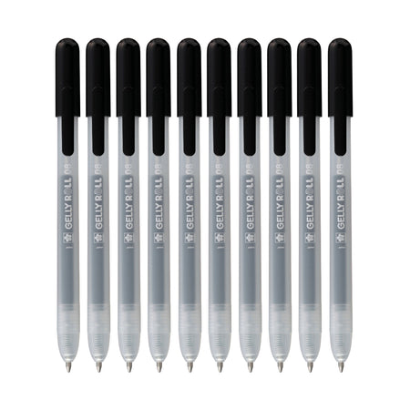 Sakura -  Gelschrijver gelly roll classic 10st zwart | 6 stuks