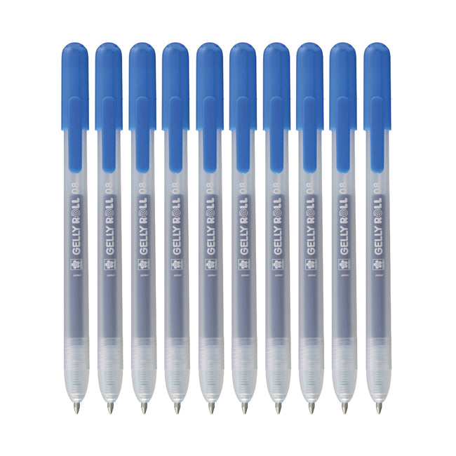 Sakura - Gel escritor gelly roll classic 10uds azul | 6 piezas