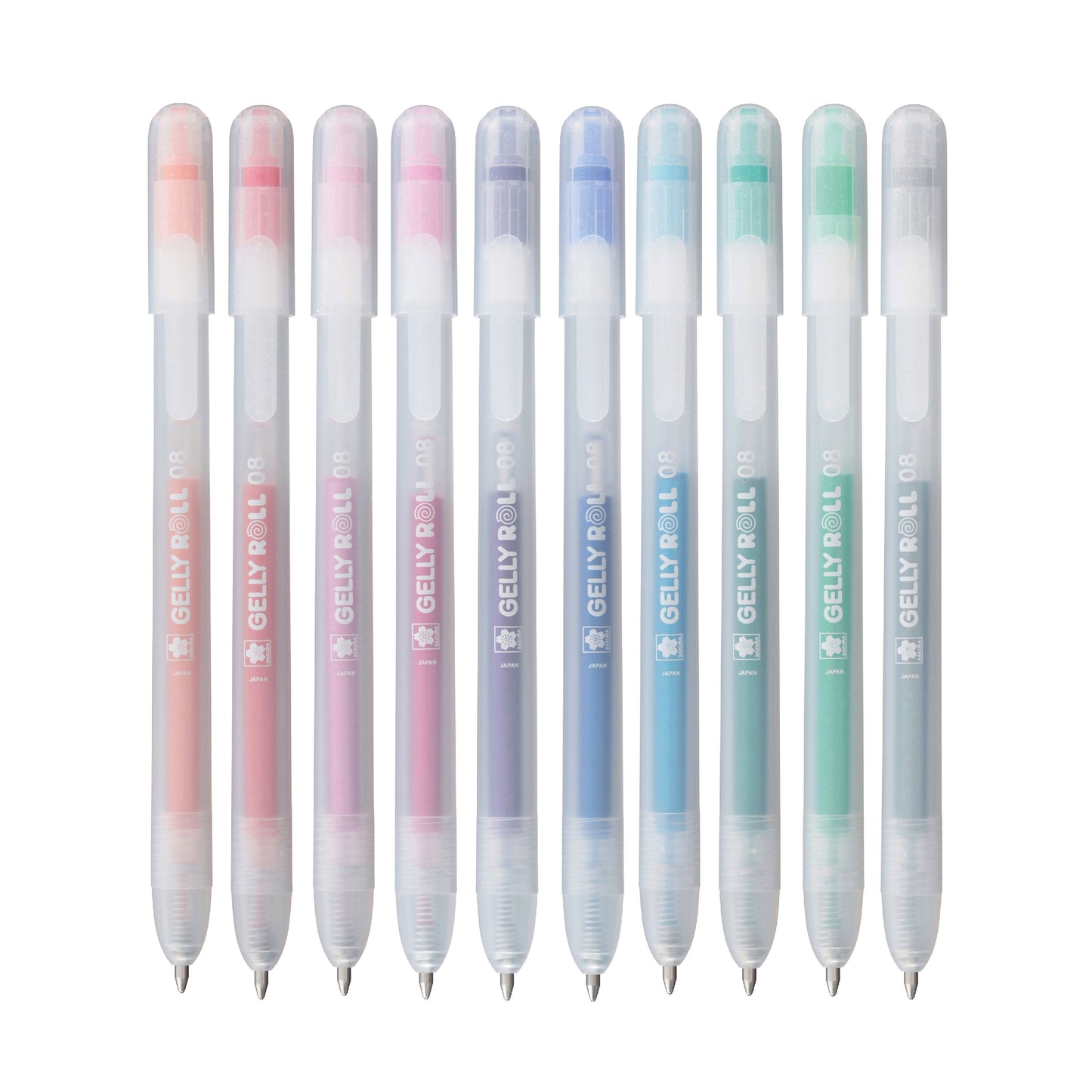 Sakura -  Gelschrijver gelly roll dust 10 kleuren | 6 stuks