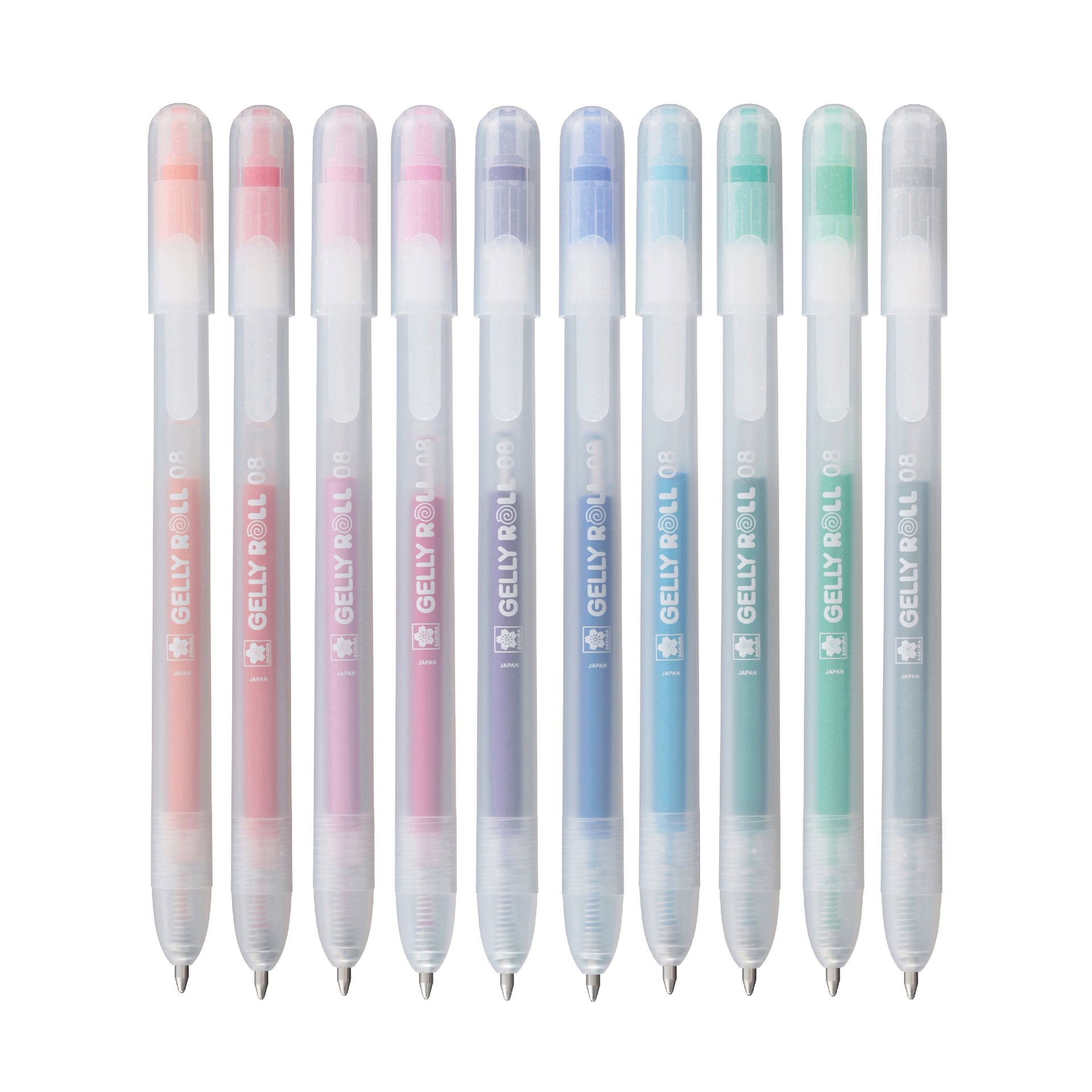 Sakura - Gel writer gelly roll polvere 10 colori | 6 pezzi