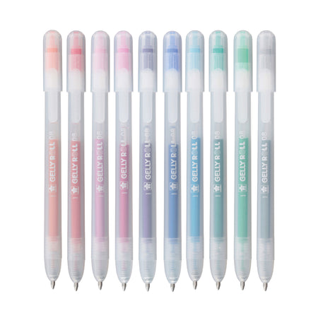 Sakura -  Gelschrijver gelly roll dust 10 kleuren | 6 stuks