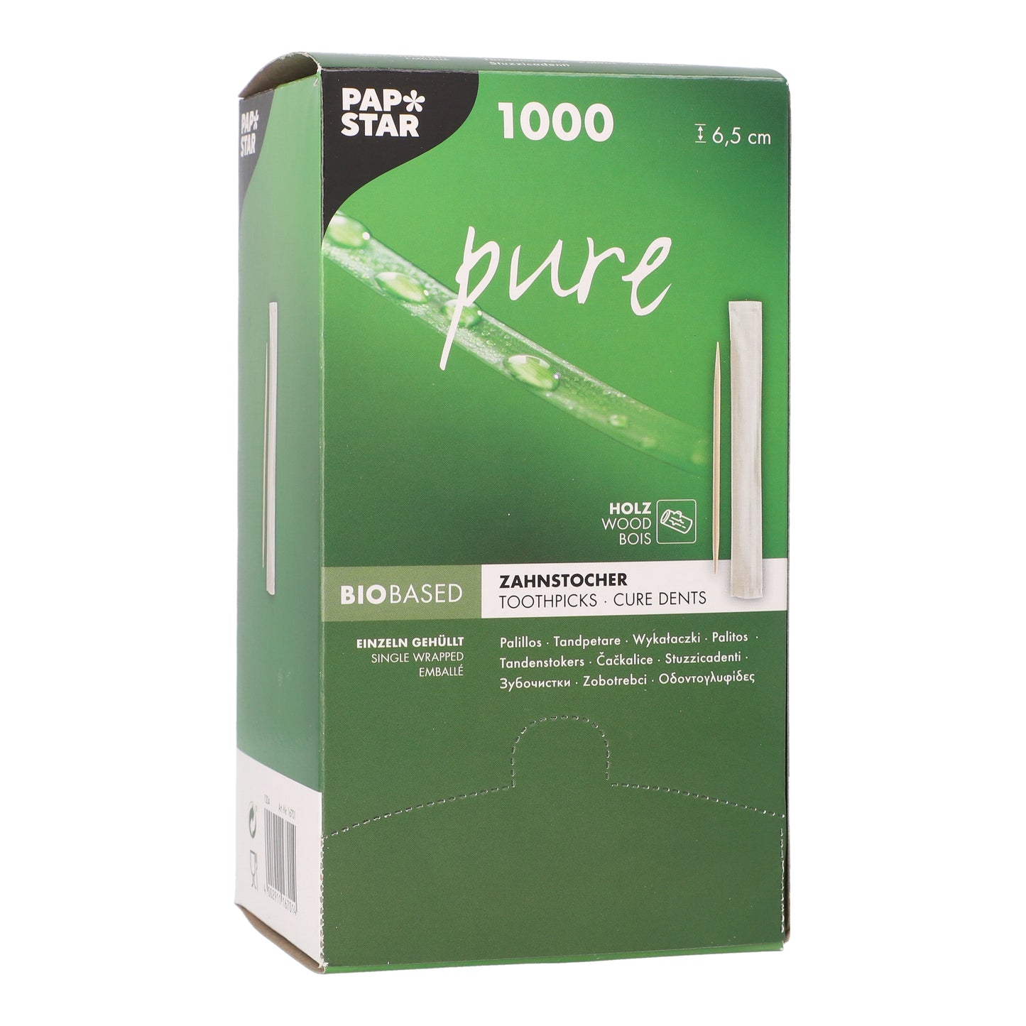 Papstar - Bouillie de cure-dents pure 1000 morceaux de bois