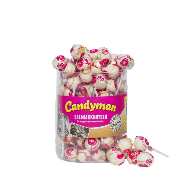Candyman - Lolly Salmiak mazze 60 pezzi