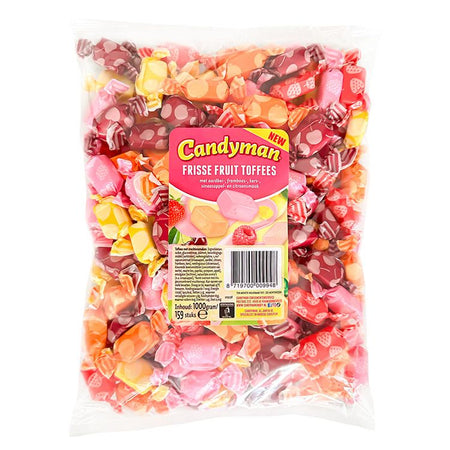 Candyman -  Toffees  frisse fruit zak 1 kilogram
