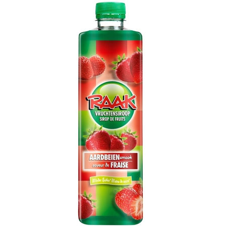 RAAK - Sciroppo di fragole 750ml | 6 pezzi