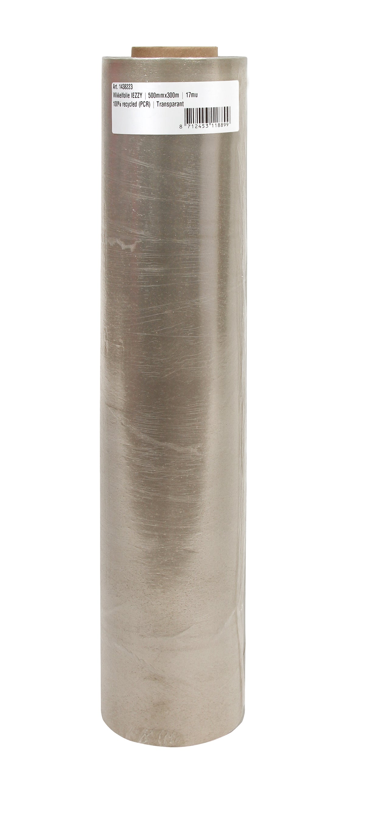 IEZZY - Wrapping foil 500mmx300m 17mu 100 recy trans. | 6 pieces