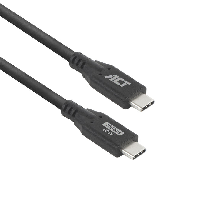 ACT -   USB 3.0 10Gbps 60W USB Type-C kabel, 1 meter