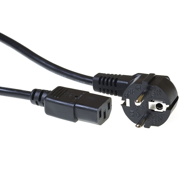 ACT - Kabel Netzkabel Cee 7/7 Stecker C13 schwarz 2,5 m