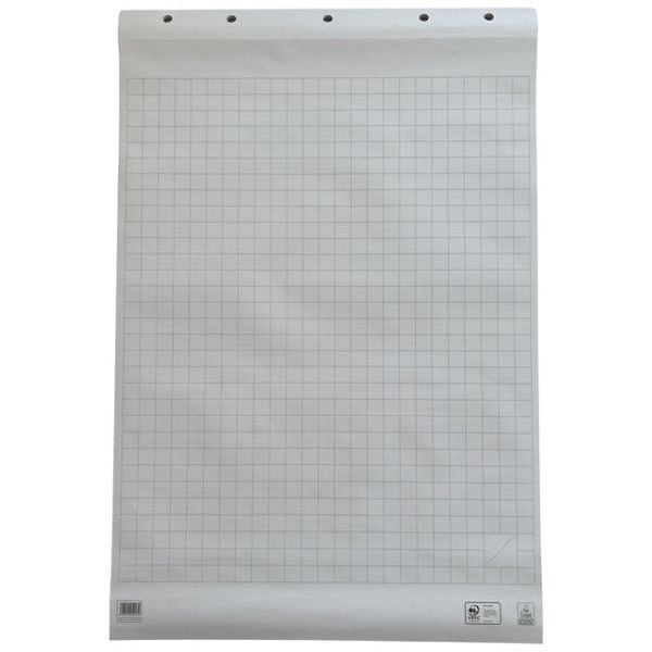 Work - Work flipchartpapier, ft 65 x 98 cm, geruit, blok van 50 vel