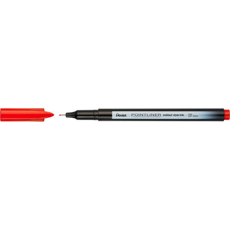 Pentel - Fineliner pointliner s40-b rosso fine | 12 pezzi