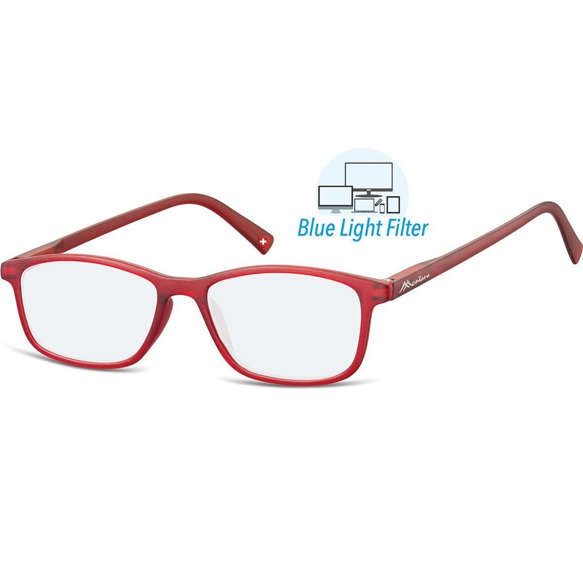 Montana - Occhiali da lettura +1.00dpt filtro luce blu rosso