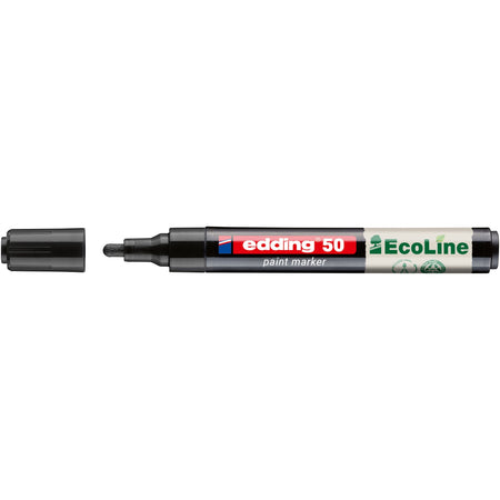 Edding - Paintmarker 50 Eco auf Wasserbasis 2-3mm schwarz