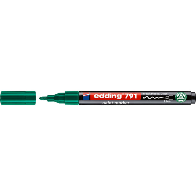 Edding - Paintmarker 791 auf Alkoholbasis 1-2mm grün | 10 Stück
