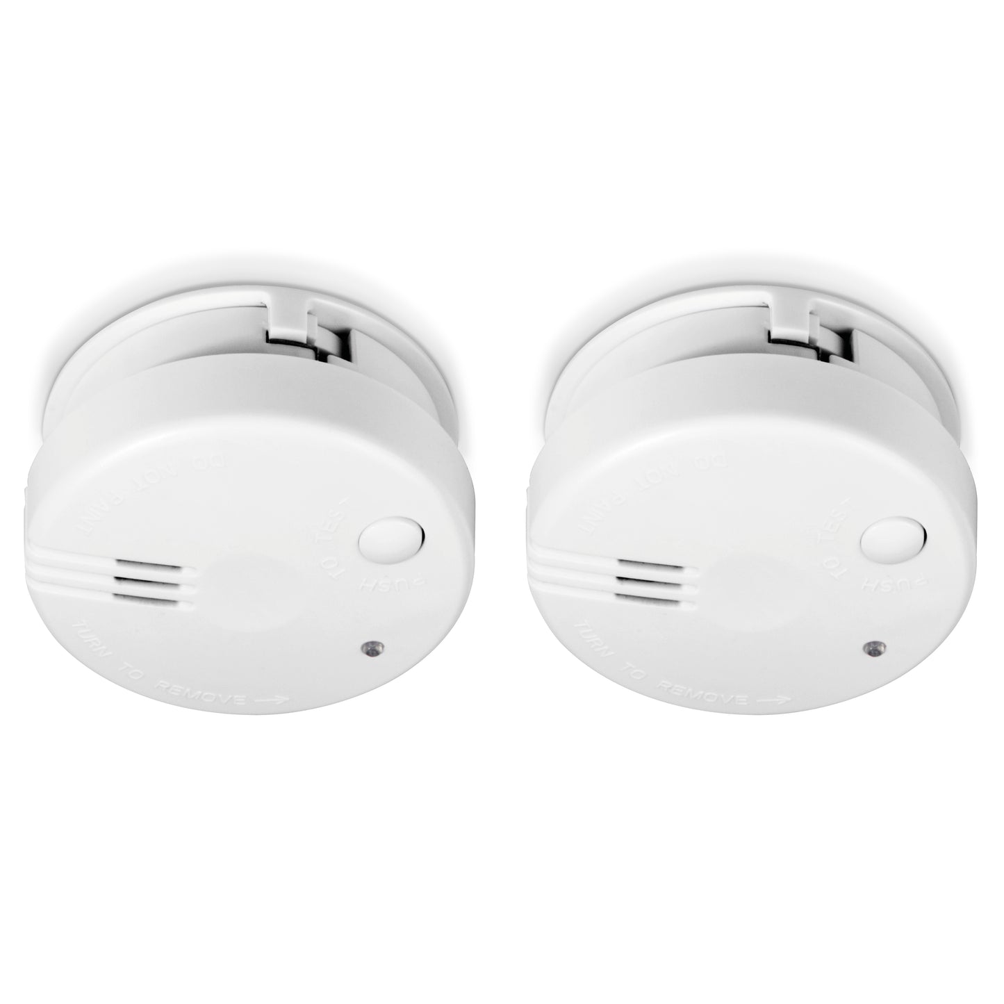 Alecto - Rilevatore di fumo mini 2 pezzi con batteria 5 anni bianco