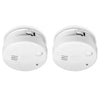 Alecto - Detector de humo mini 2 piezas con murciélago de 5 años blanco
