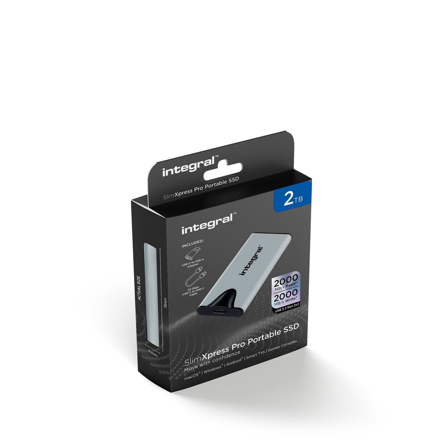 Intégral - SSD SlimXpress Portable USB-C 2 To