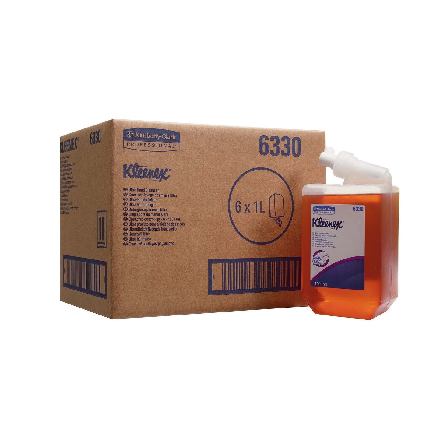 Kleenex - Sapone per le mani Ultra liquido ambra 1000ml 6330