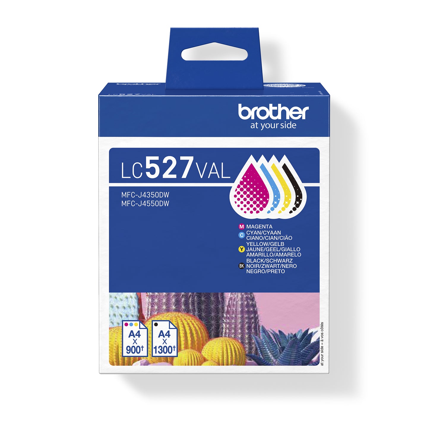 Brother -  Inktcartridge  lc-527 zwart + 3 kleuren | 5 stuks