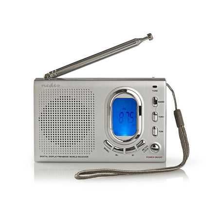 Nedis -  Wereldradio  met wekker rdwr1000gy