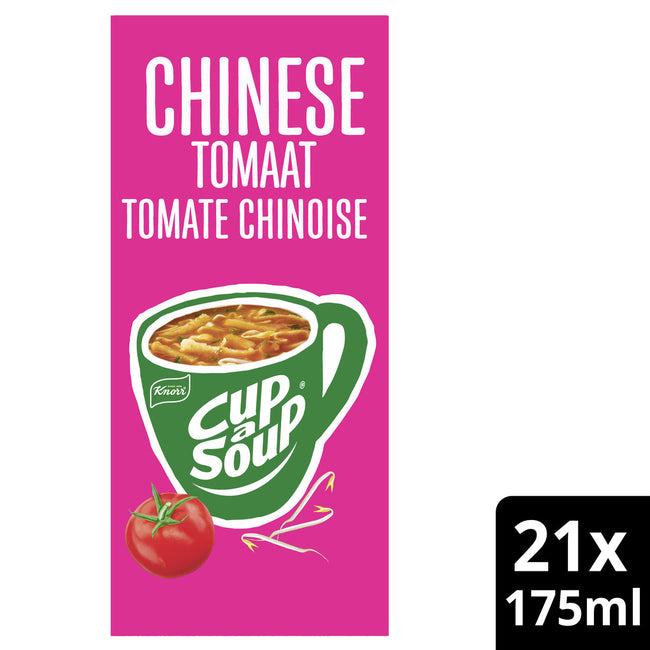 Knorr -  Cup a soup  chinese tomaten 175ml | 4 stuks