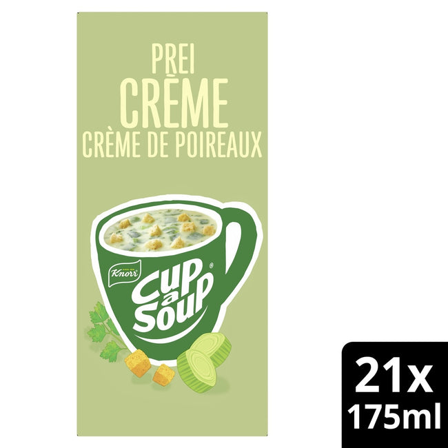 Knorr -  Cup a soup  prei creme 175ml | 4 stuks