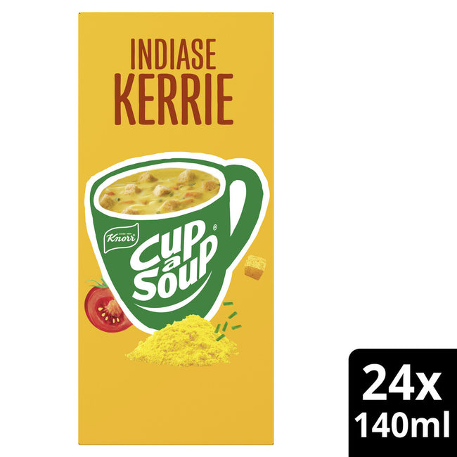 Knorr -  Cup a soup  indiase kerrie 140ml | 4 stuks