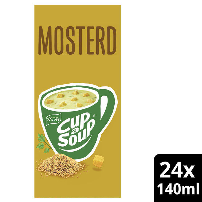 Knorr -  Cup a soup  mosterd 24x140ml | 4 stuks