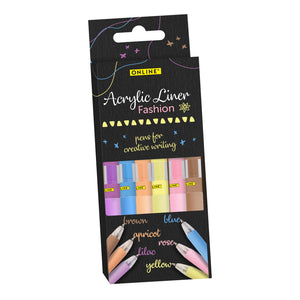 Eurostyle - Liner acrilico moda online assortiti 6 pezzi